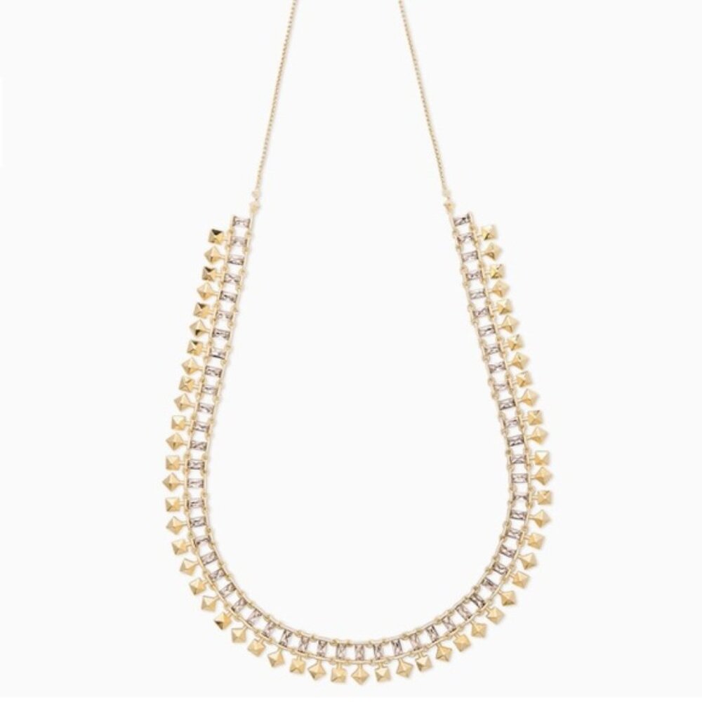Kendra Scott Oscar Necklace in Smoky Crystal